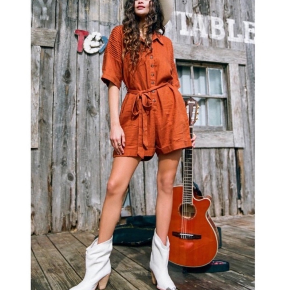 Linen Rani Romper